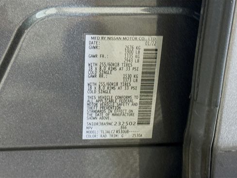 Used 2022 Nissan Pathfinder SV image 40