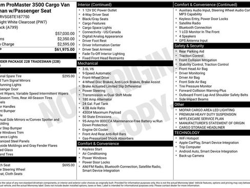 New 2026 RAM ProMaster 3500 FWD image 9