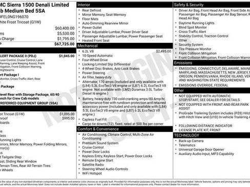 Used 2022 GMC Sierra 1500 Denali w/ Driver Alert Package II image 45