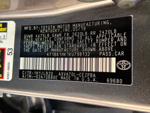 Used 2019 Toyota Camry XSE FWD image 27