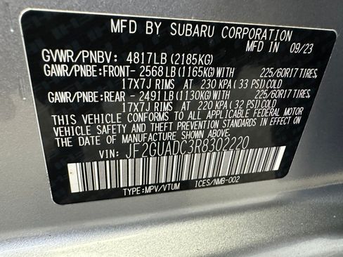 Used 2024 Subaru Crosstrek 2.0i Premium AWD/4WD image 40