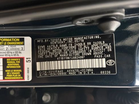 Used 2018 Toyota Camry LE w/ Convenience Package FWD image 30