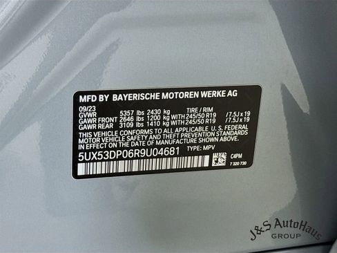 Used 2024 BMW X3 xDrive30i w/ M Sport Package image 40