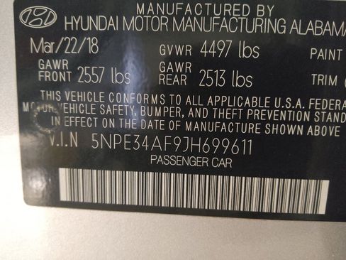 Used 2018 Hyundai Sonata Limited image 33