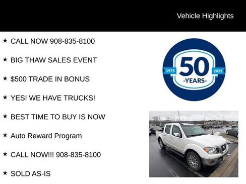 Used 2009 Nissan Frontier LE w/ LE Value Truck Pkg image 5