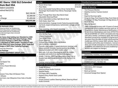 Used 2018 GMC Sierra 1500 SLE w/ SLE Value Package image 6