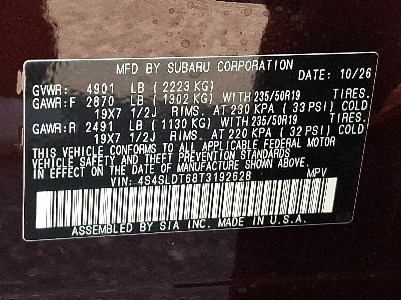 New 2026 Subaru Forester Touring AWD/4WD image 19