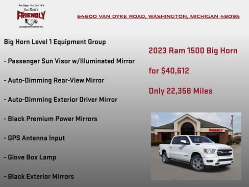 Used 2023 RAM 1500 Big Horn AWD/4WD image 10