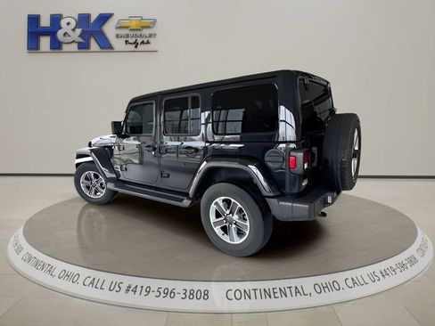 Used 2021 Jeep Wrangler Unlimited Sahara w/ Uconnect 4C Nav & Sound Group AWD/4WD image 4