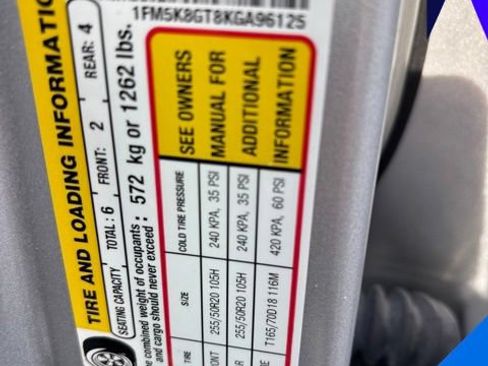 Used 2019 Ford Explorer Sport w/ Equipment Group 401A AWD/4WD image 17