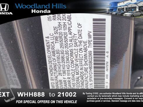Used 2025 Honda Pilot Elite image 26