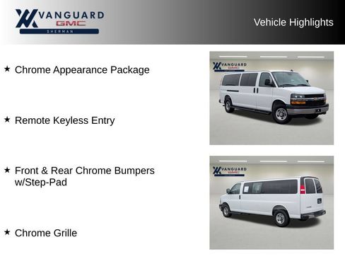 Used 2025 Chevrolet Express 3500 LT w/ LT Preferred Equipment Group RWD image 11