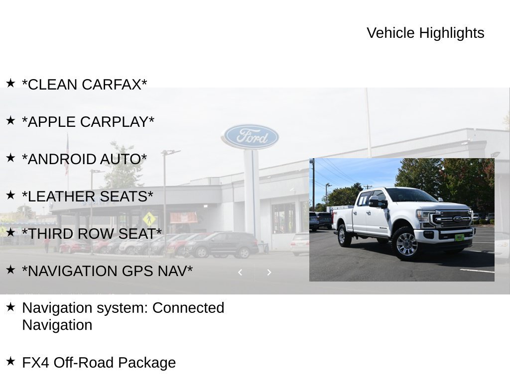 Used 2022 Ford F350 Limited w/ FX4 Off-Road Package AWD/4WD image 9