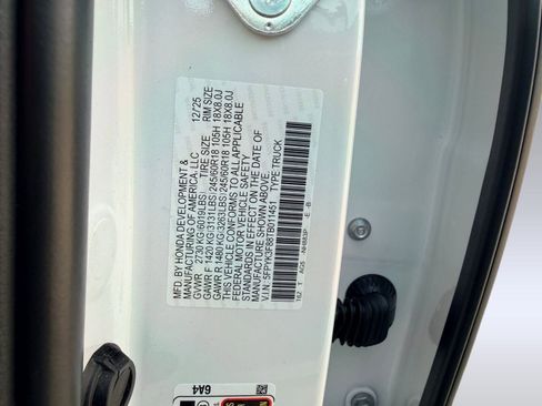 New 2026 Honda Ridgeline Black Edition image 17