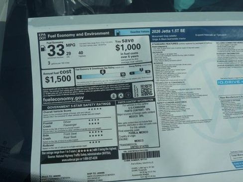 New 2026 Volkswagen Jetta SE image 4