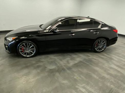 Used 2017 INFINITI Q50 Red Sport 400 image 3