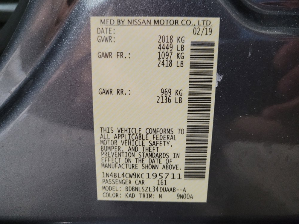 Used 2019 Nissan Altima 2.5 SR w/ SR Premium Package AWD/4WD image 33