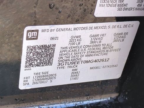 Used 2021 GMC Sierra 1500 AT4 image 43