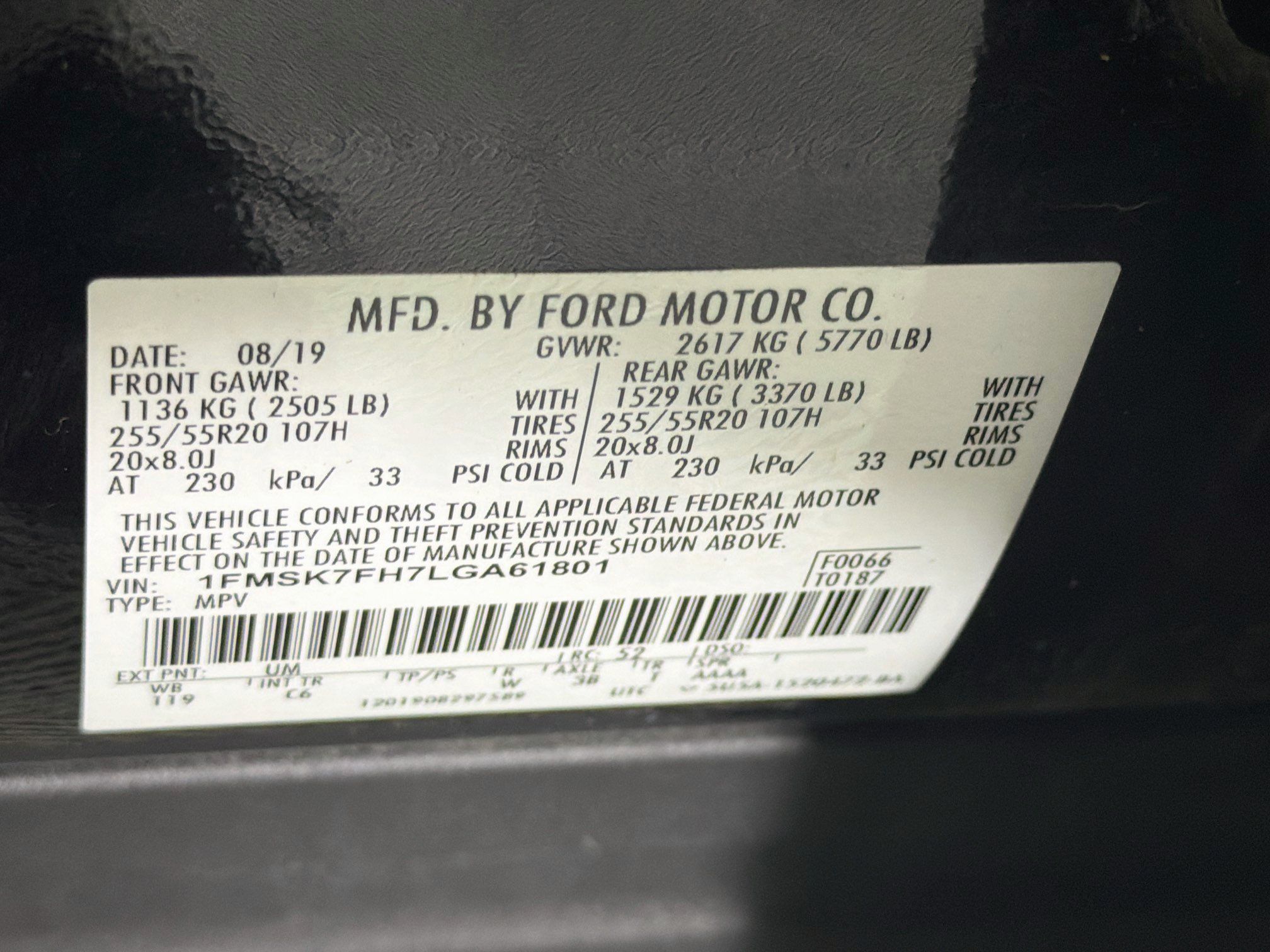 Used 2020 Ford Explorer Limited RWD image 12