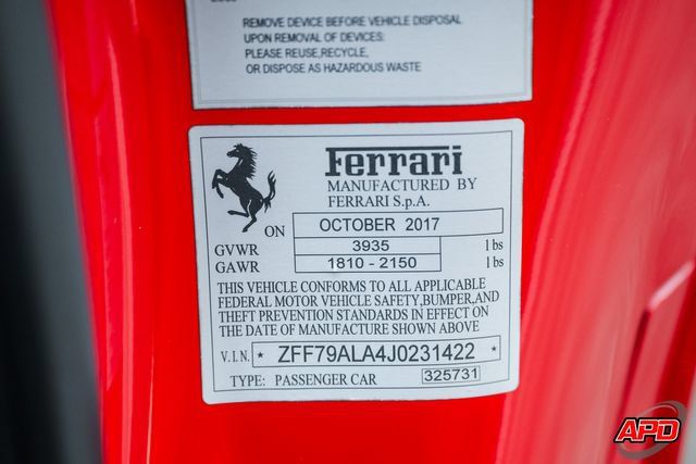 Used 2018 Ferrari 488 GTB RWD image 93