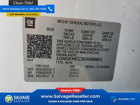 Used 2019 Chevrolet Suburban LT AWD/4WD image 17