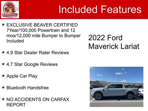 Used 2022 Ford Maverick Lariat image 5
