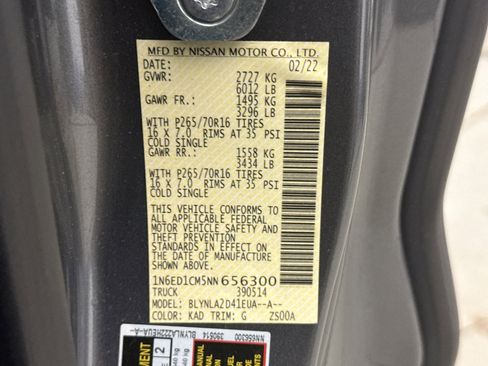 Used 2022 Nissan Frontier S AWD/4WD image 21