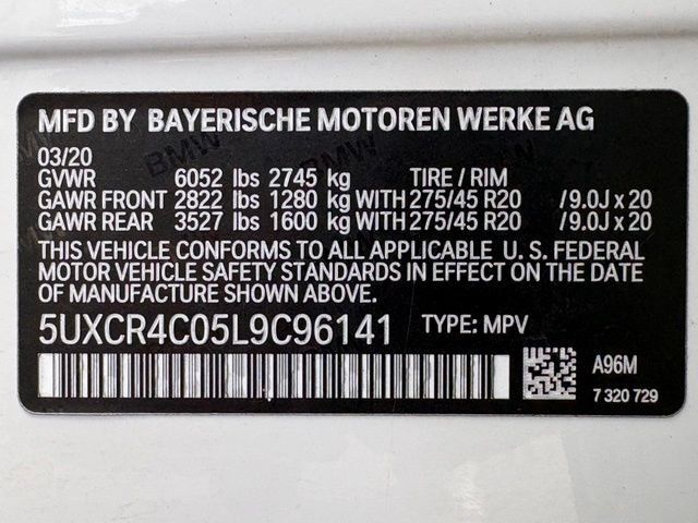 Used 2020 BMW X5 sDrive40i w/ Premium Package RWD image 30