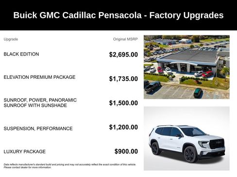 Used 2026 GMC Acadia Elevation w/ Black Edition FWD image 4