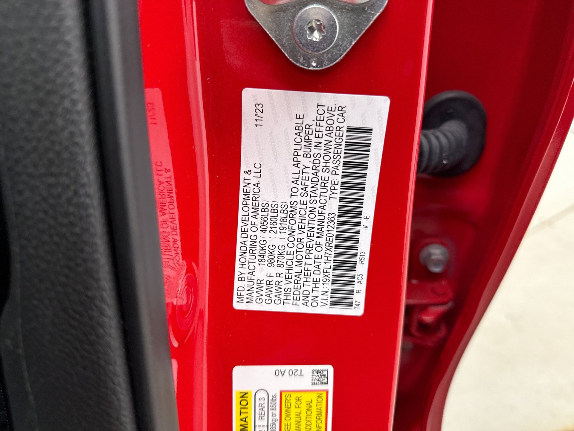 Used 2024 Honda Civic EX-L image 11