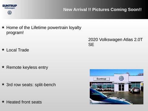 Used 2020 Volkswagen Atlas SE FWD image 2