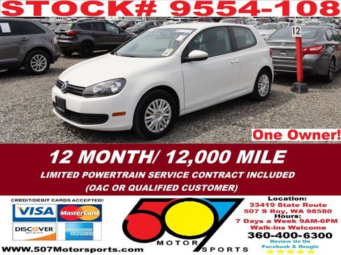 Used 2012 Volkswagen Golf 2-Door FWD image 2
