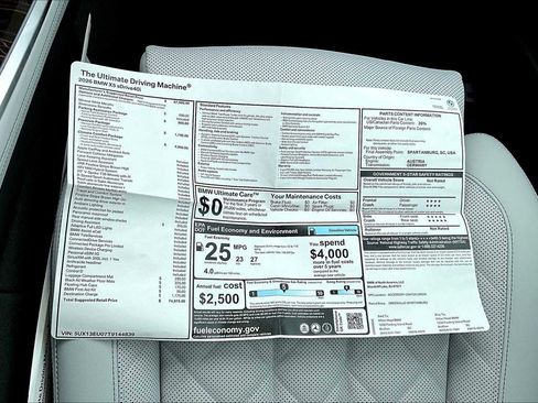 New 2026 BMW X5 sDrive40i w/ Climate Comfort Package RWD image 18