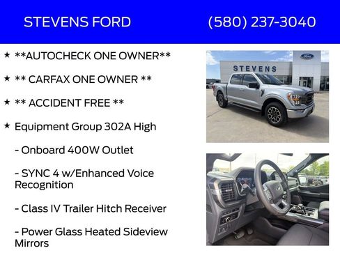 Used 2023 Ford F150 XLT w/ Equipment Group 302A High AWD/4WD image 6
