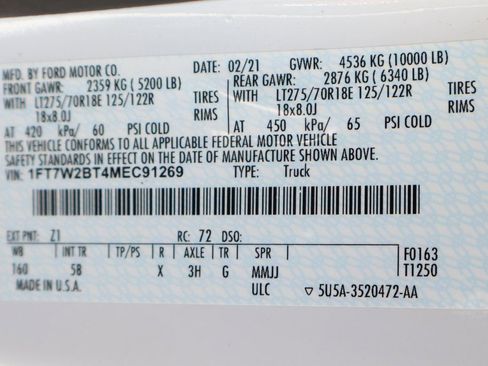 Used 2021 Ford F250 Lariat w/ Lariat Value Package AWD/4WD image 47