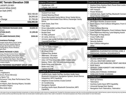 New 2026 GMC Terrain Elevation w/ Elevation Premium Package image 4