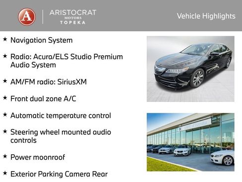 Used 2016 Acura TLX w/ Technology Package FWD image 2