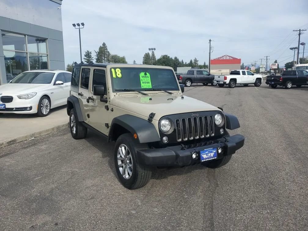 Used 2018 Jeep Wrangler Unlimited Sport w/ Quick Order Package 24W AWD/4WD image 4