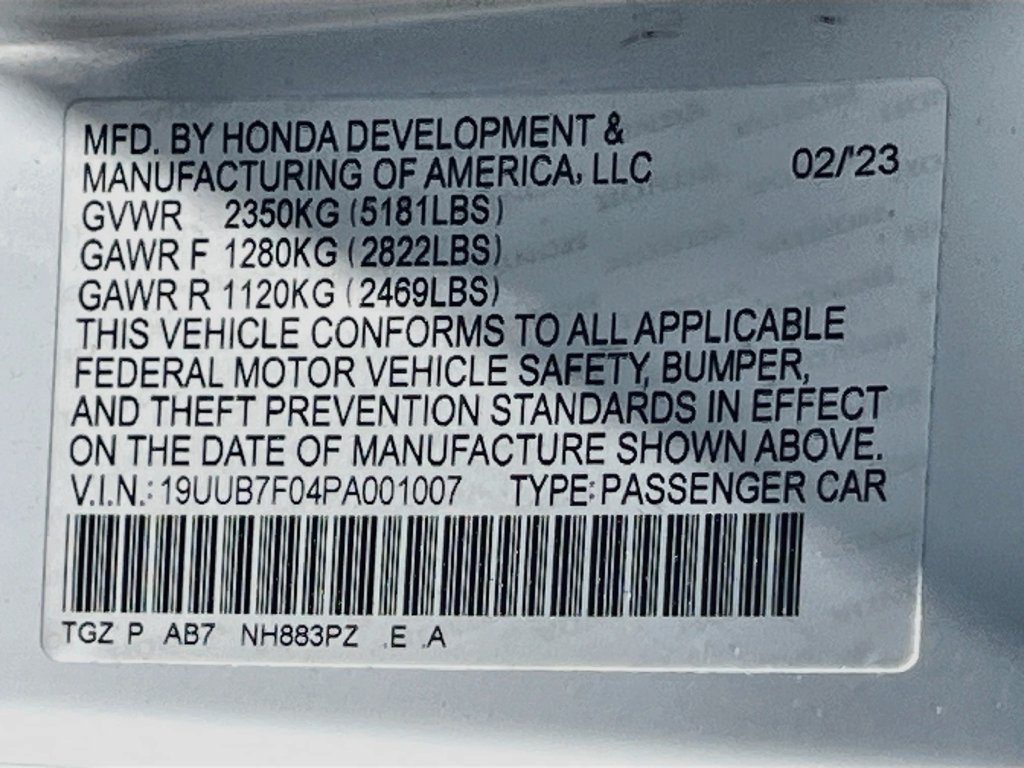 Used 2023 Acura TLX Type S AWD/4WD image 32