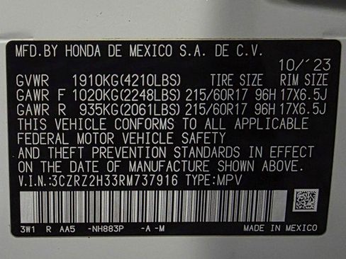 Used 2024 Honda HR-V LX image 36