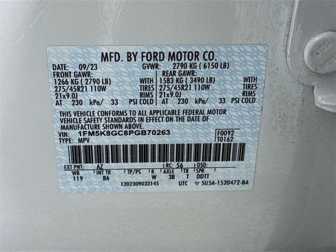 Used 2023 Ford Explorer ST w/ Equipment Group 401A image 35
