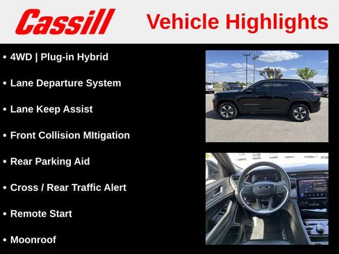 Used 2024 Jeep Grand Cherokee Limited 4xe w/ Trailer Tow Package AWD/4WD image 7