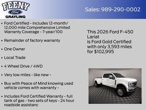 Used 2026 Ford F450 Lariat w/ Lariat Ultimate Package image 5