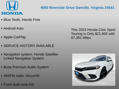 Used 2023 Honda Civic Sport Touring image 12
