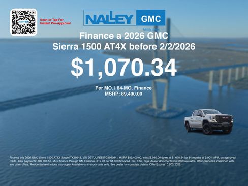 New 2026 GMC Sierra 1500 AT4X w/ AT4X AEV Edition image 7