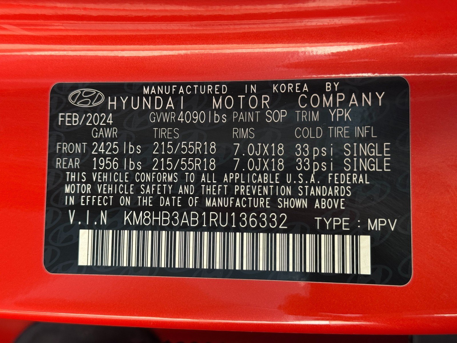 Used 2024 Hyundai Kona SEL FWD image 41