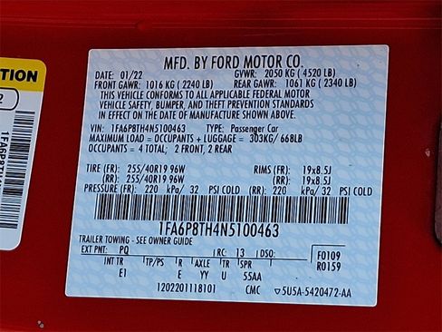 Certified 2022 Ford Mustang Premium w/ Black Accent Package image 28