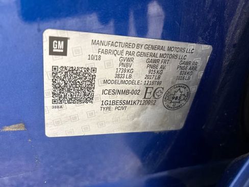 Used 2019 Chevrolet Cruze LT image 13