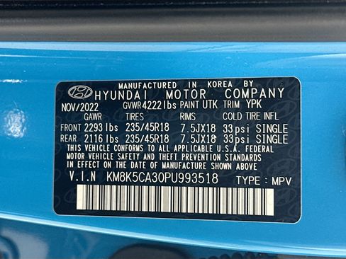 Used 2023 Hyundai Kona Limited AWD/4WD image 33