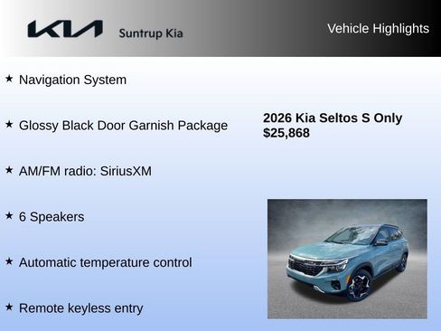 Used 2026 Kia Seltos S image 7